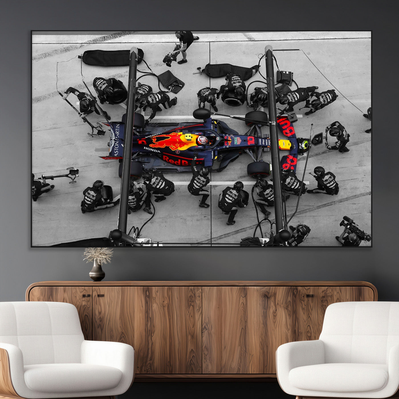 -RedBull Formula 1 Canvas Wall Art Print