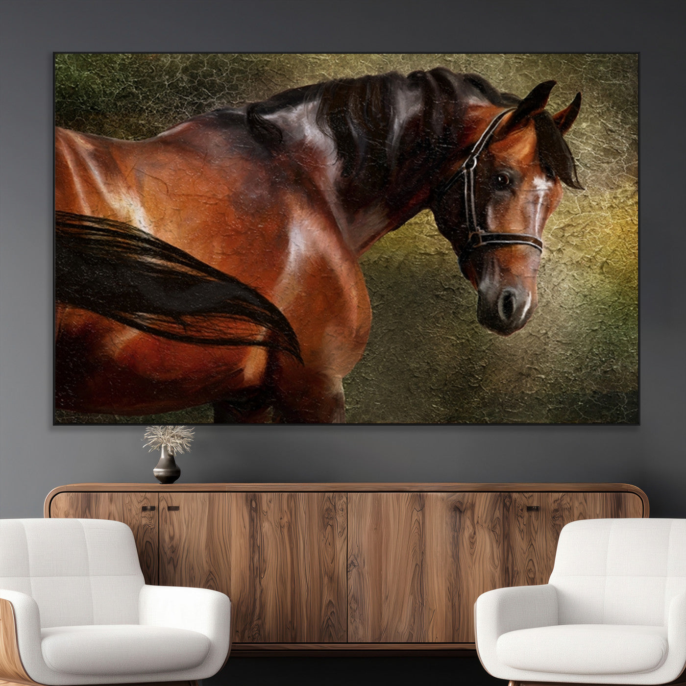 SEG-FC-51X34_Oversize - Wild Horses Wall Art Canvas Print