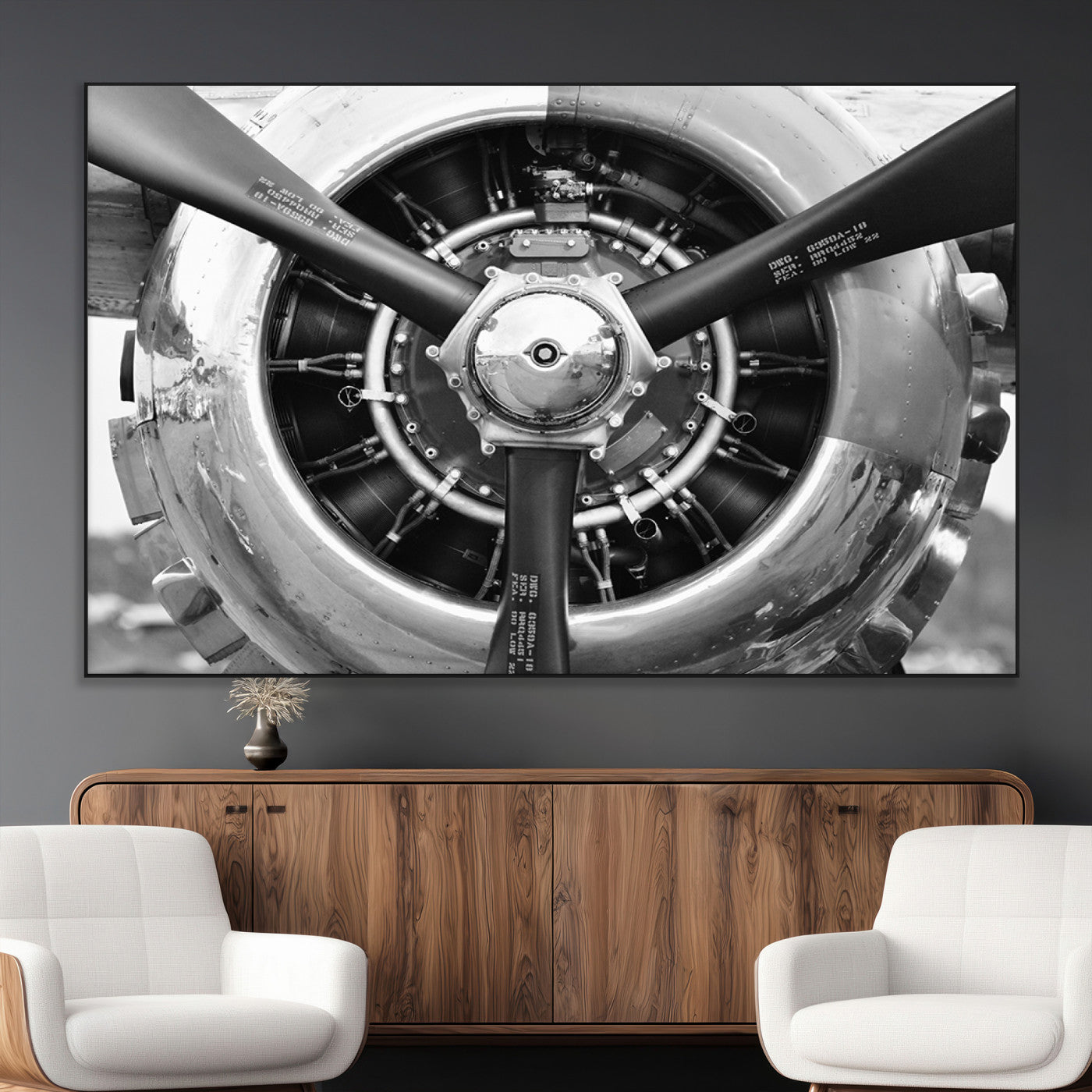 SEG-FC-51X34_Oversize - Vintage Airplane Wall Art Canvas Print