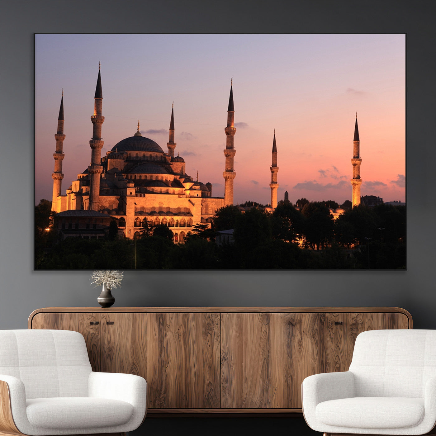 SEG-FC-51X34_Oversize - Wall Art Turkey Istanbul Skyline Canvas Print