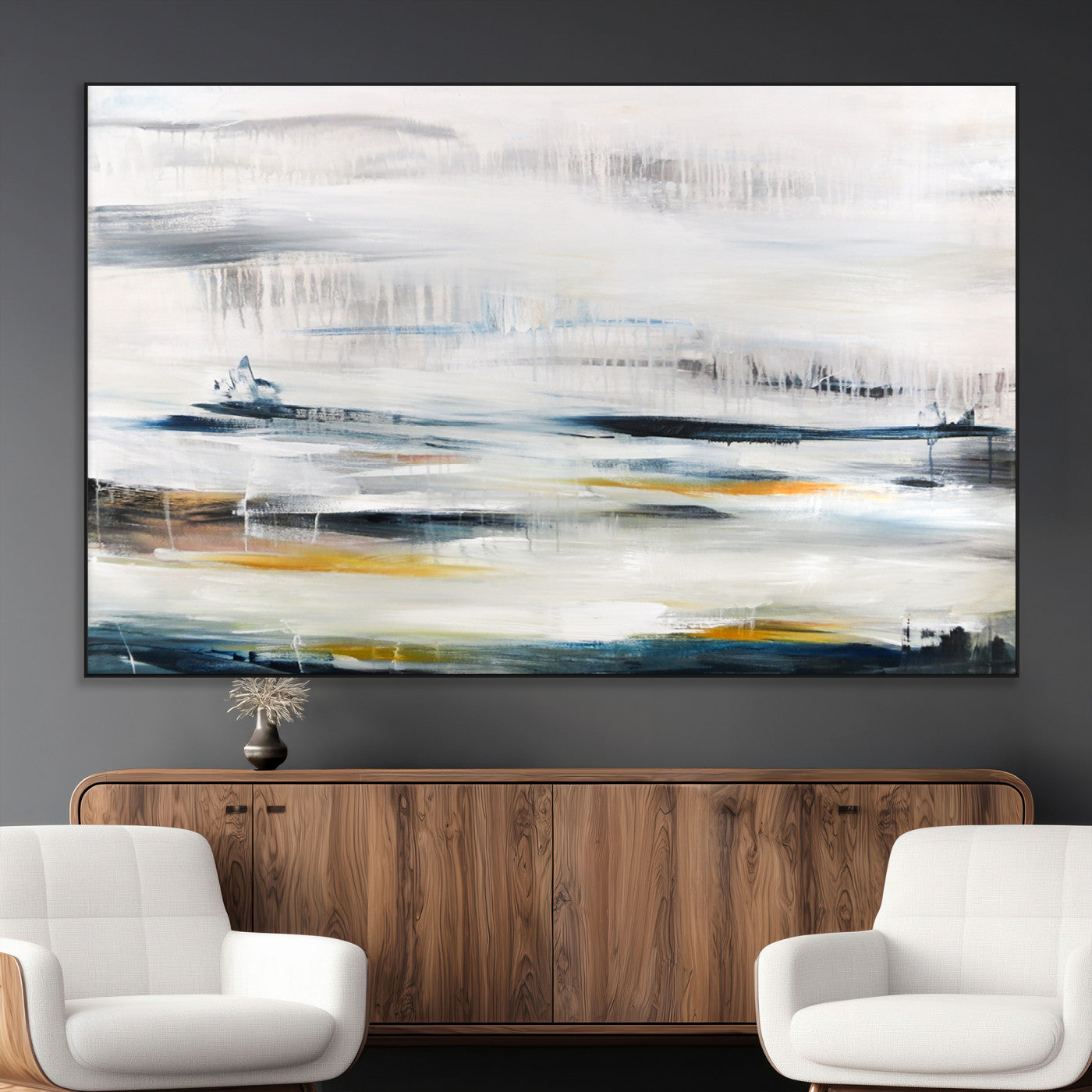 SEG-FC-51X34_Oversize - Soft Color Abstract Canvas Print