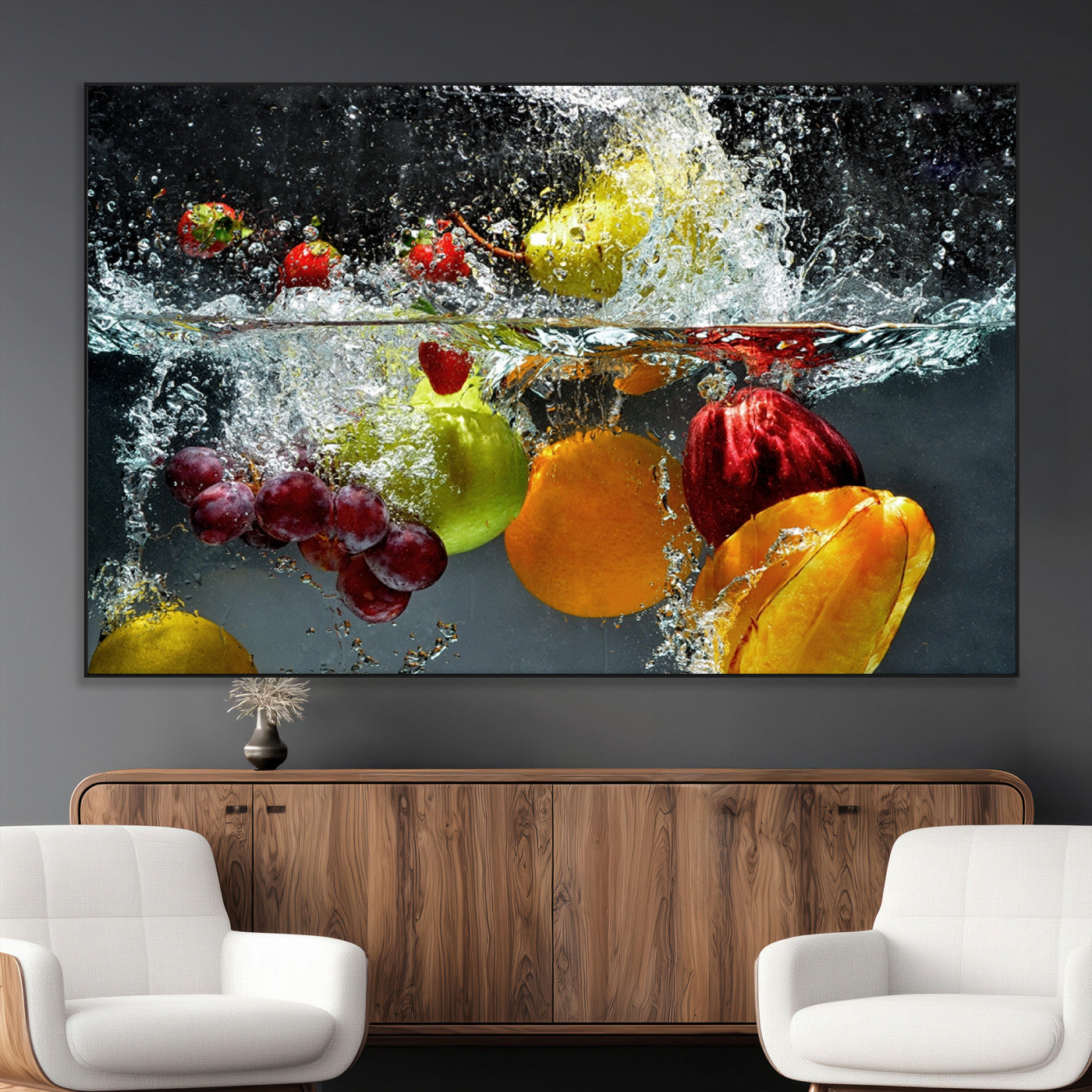 SEG-FC-51X34_Oversize - Kithen Vegetables World Wall Art Canvas Print
