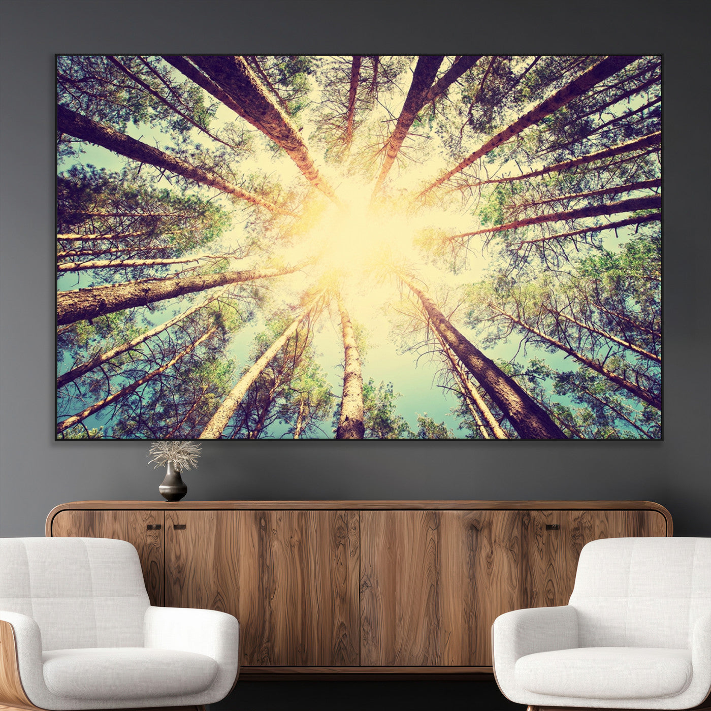 -Tree and Sunshine Canvas Print
