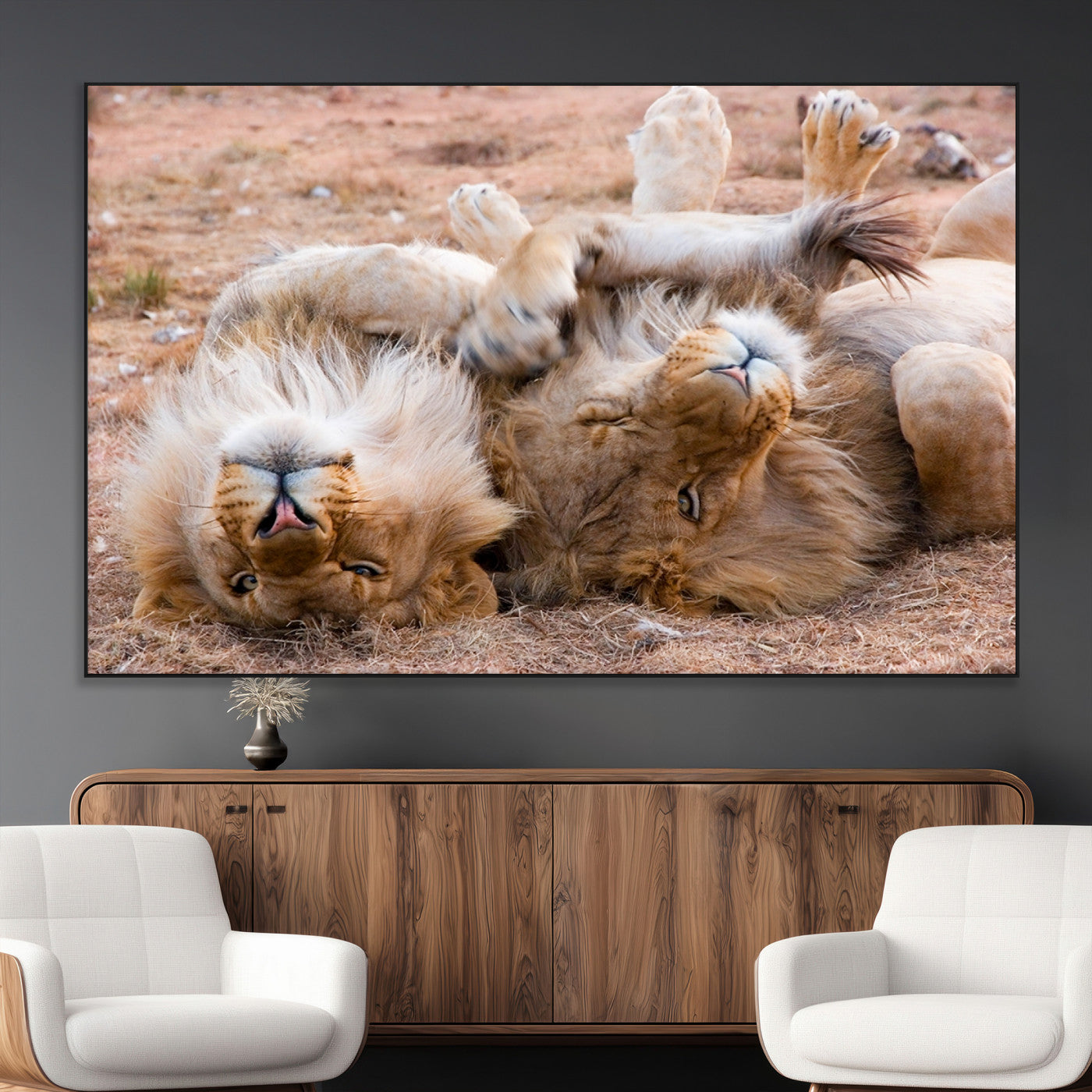 SEG-FC-51X34_Oversize - Animal Wall Art Lion Canvas Print
