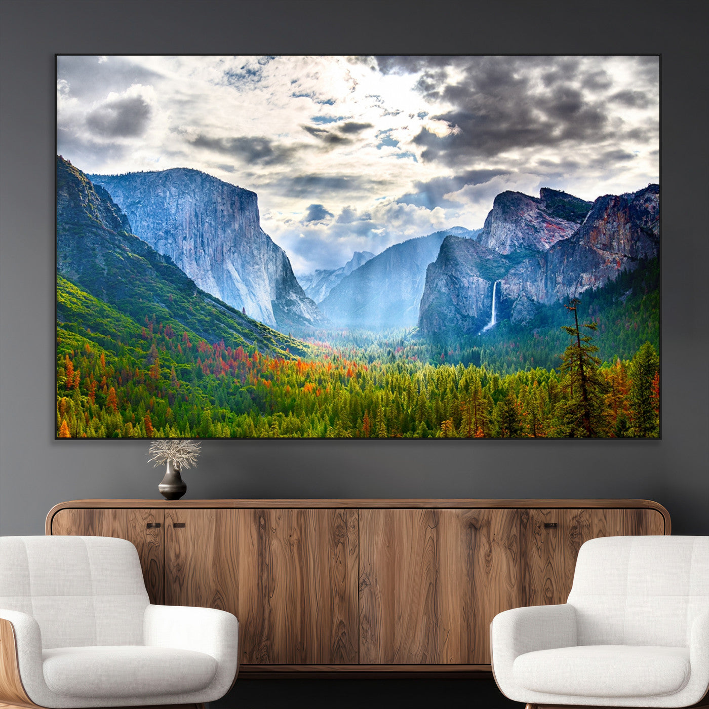 SEG-FC-51X34_Oversize - Yosemite National Park El Capitan Landscape Wall Art, Yosemite National Park El Capitan Canvas Print