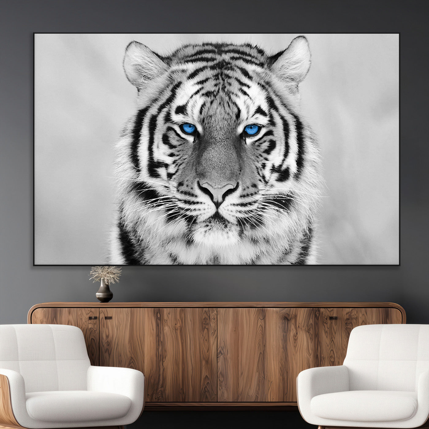 SEG-FC-51X34_Oversize - Tiger Canvas Artwork Wall Art Print