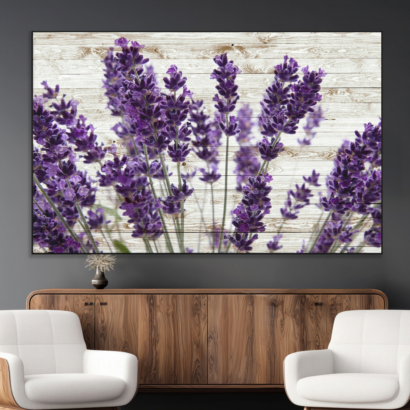 SEG-FC-51X34_Oversize - Lavender Canvas Wall Art Flower Print