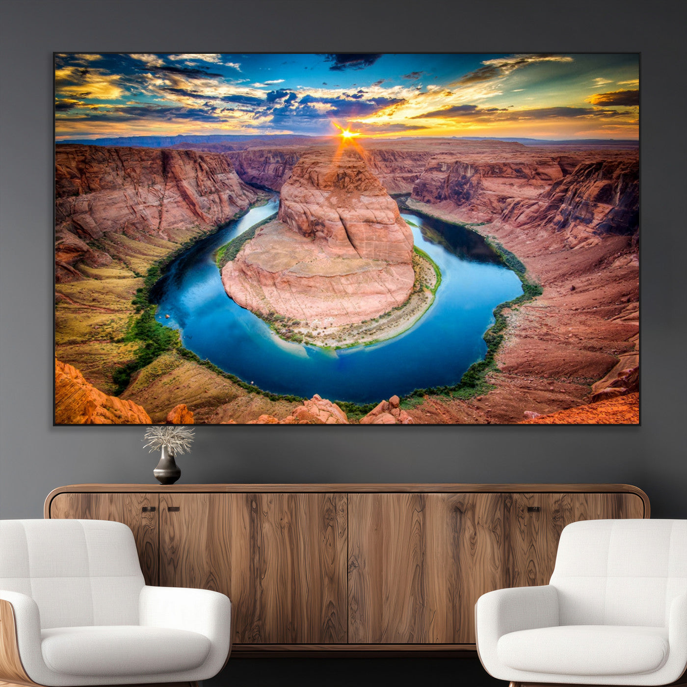 -Grand Canyon Wall Art Canvas Print
