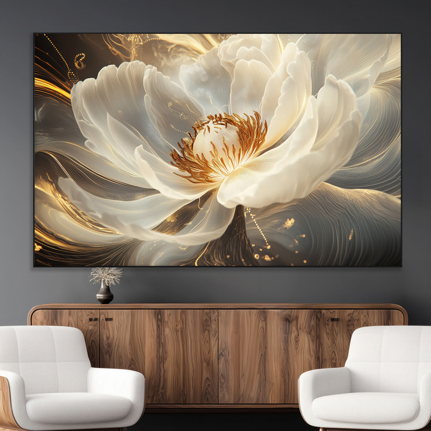 SEG-FC-51X34_Oversize - Abstract Floral Wall Art Canvas Print