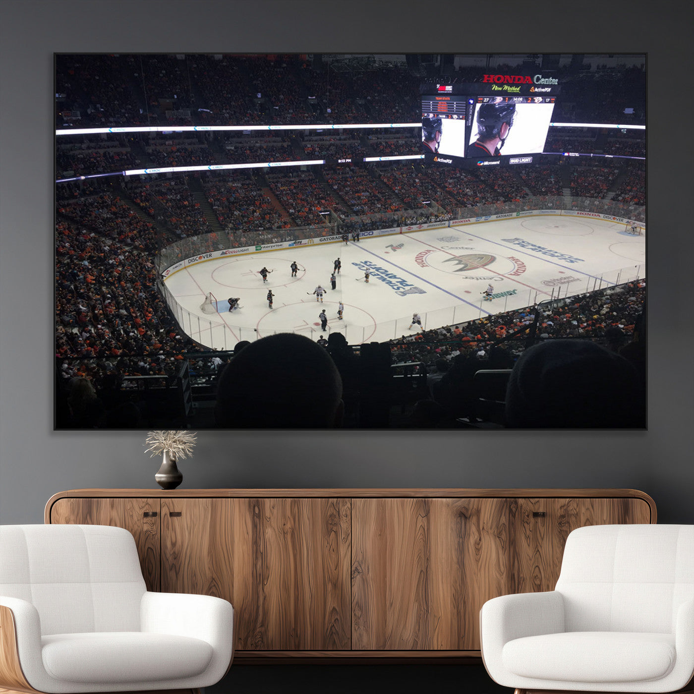 SEG-FC-51X34_Oversize - Honda Center California Anaheim Ducks Hockey Stadium Wall Art, Honda Center California Stadium Wall
