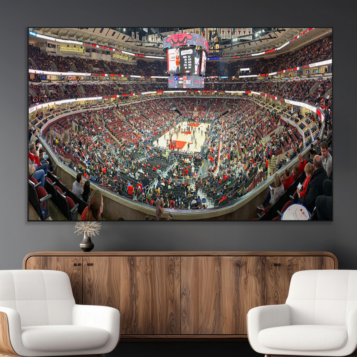 SEG-FC-51X34_Oversize - United Center Chicago Bulls Stadium Wall Art Canvas Print