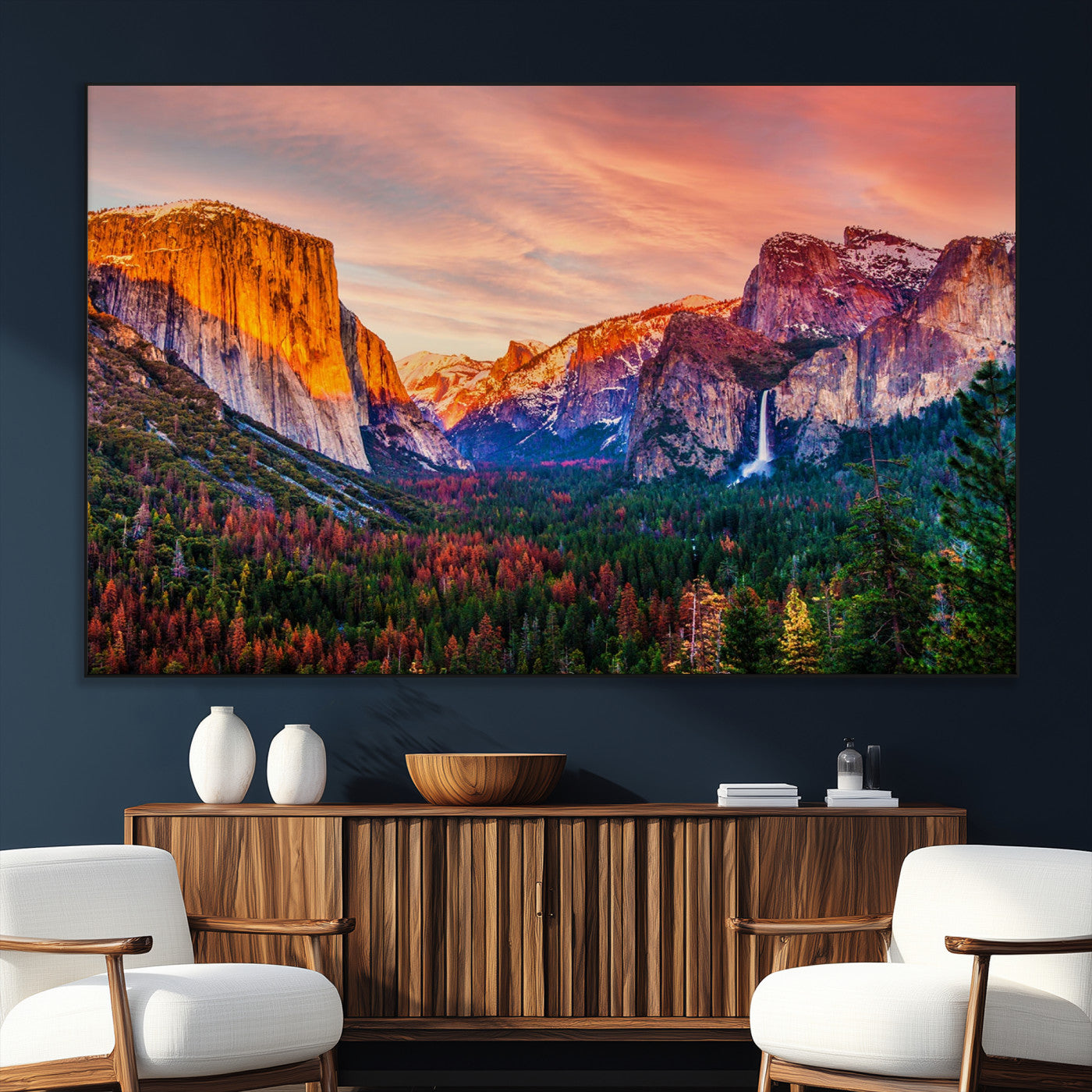 SEG-FC-51X34_Oversize - Yosemite Nal Park Wall Art Landscape Canvas Print El Capitan