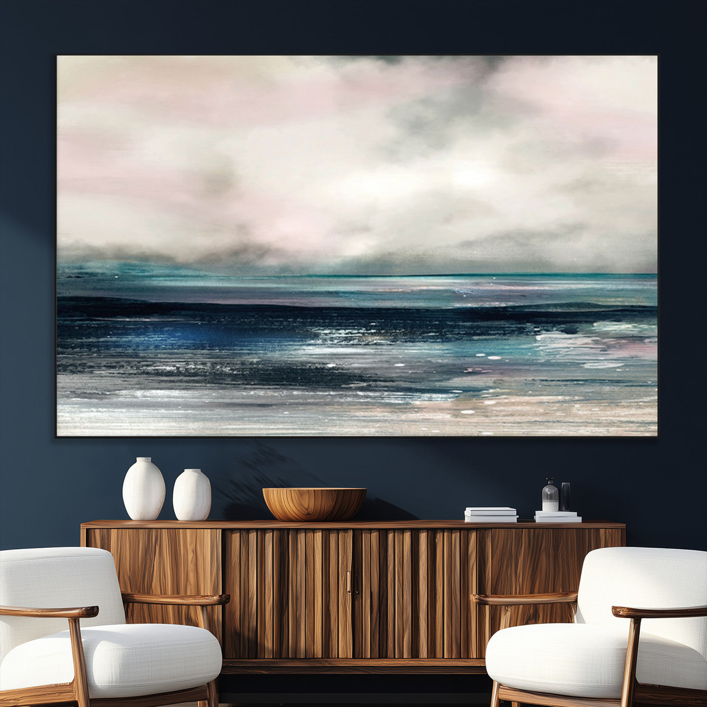 SEG-FC-51X34_Oversize - Contemporary Abstract Wall Art Canvas Print