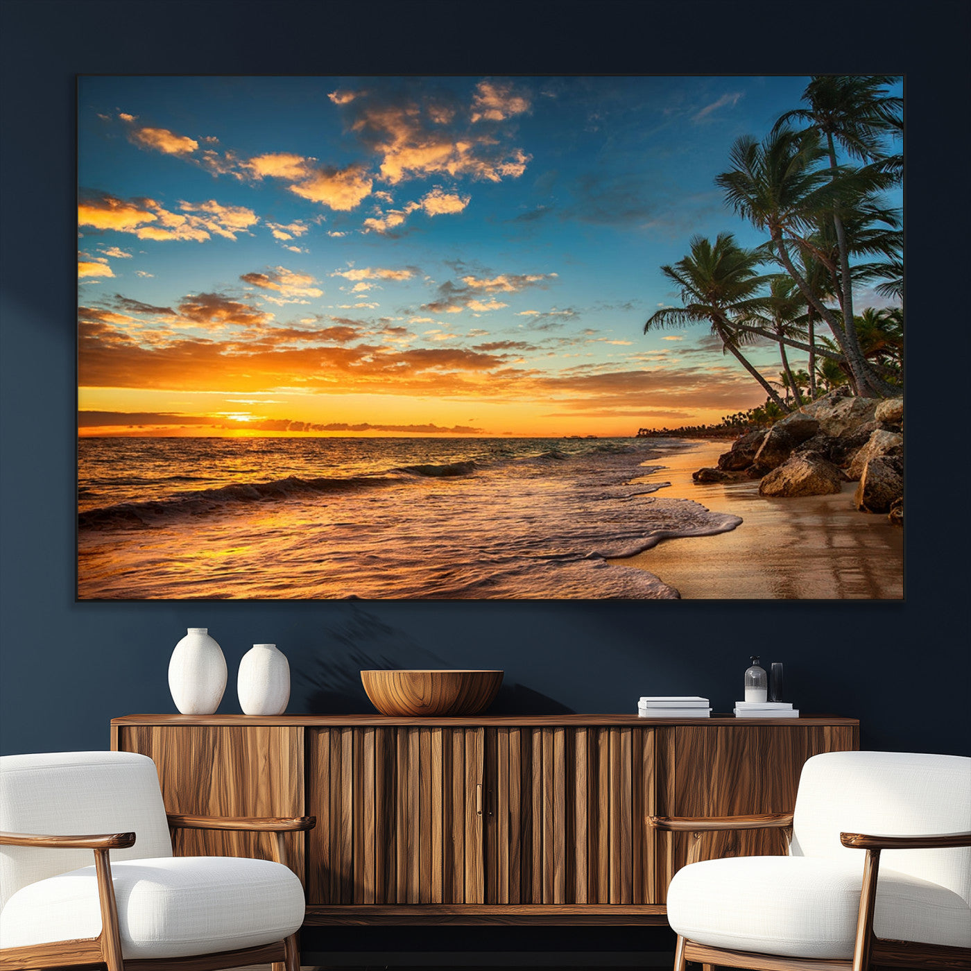 SEG-FC-51X34_Oversize - Sunset Wall Art Canvas Print