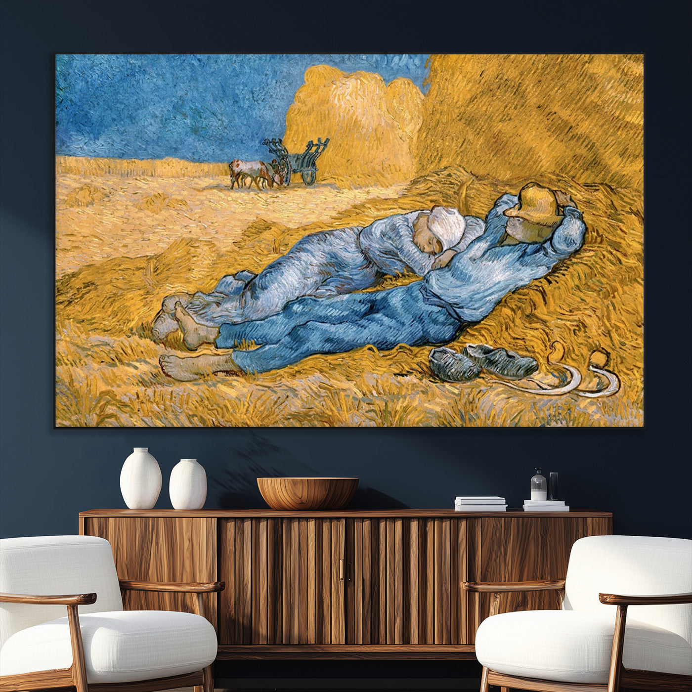 85933-SEG-FC-51X34_Oversize_Oversize-Master Artist Vincent Van Gogh Nature Wilderness Illustrs Fine Art Canvas, Van Gogh Nature
