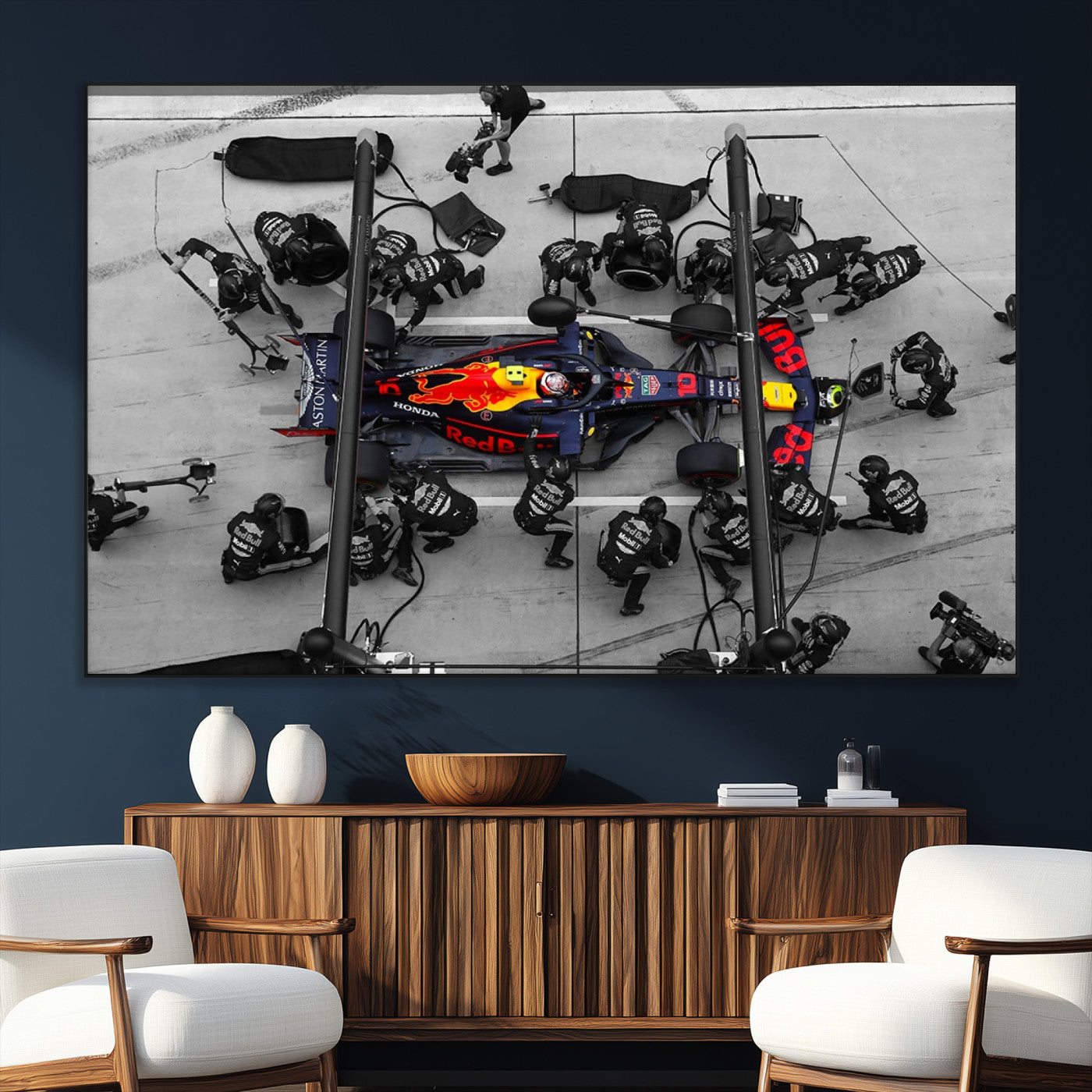 RedBull-SEG-FC-51X34_Oversize_Oversize-RedBull Formula 1 Canvas Wall Art Print