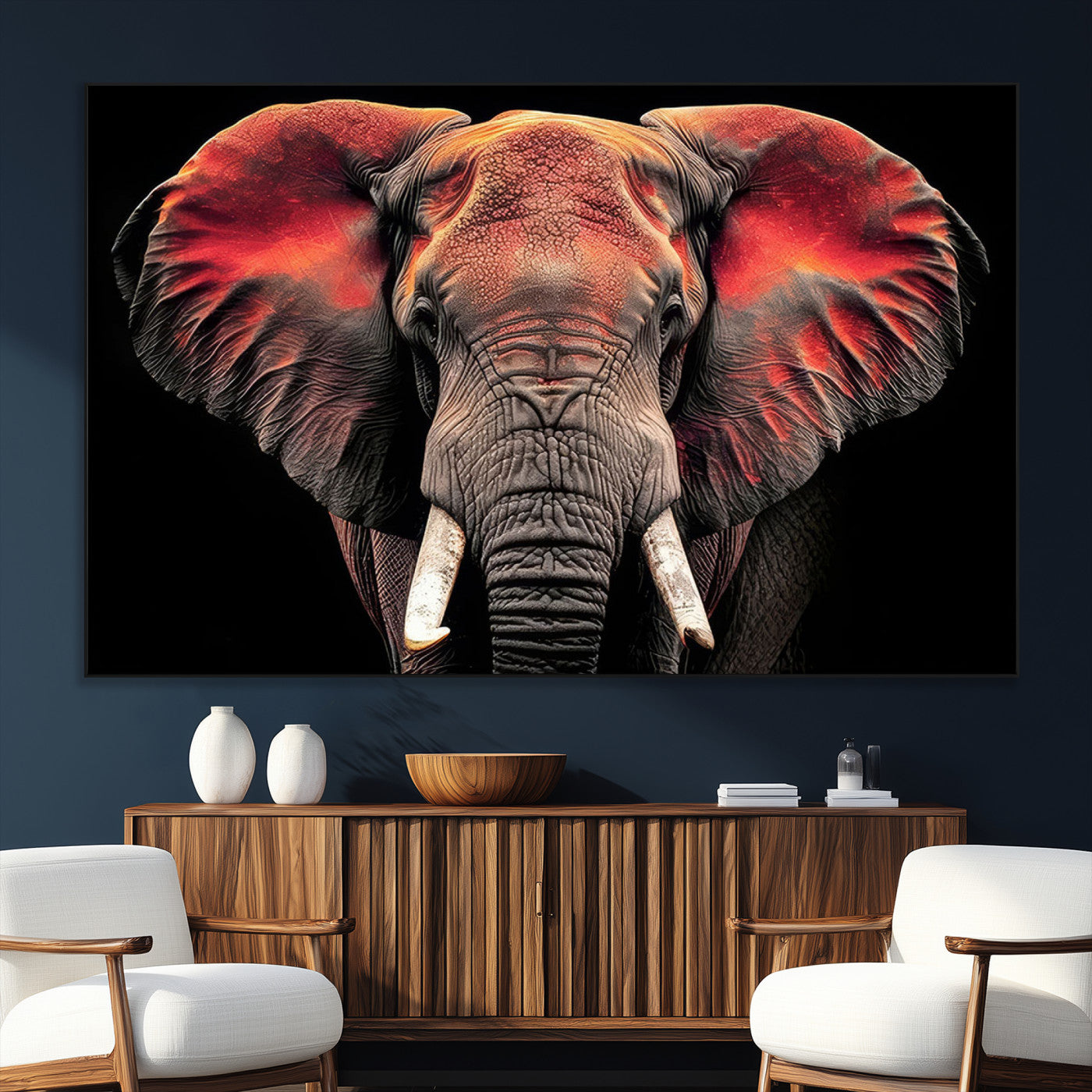 54719-SEG-FC-51X34_Oversize_Oversize-Elephant Wall Art Canvas Print