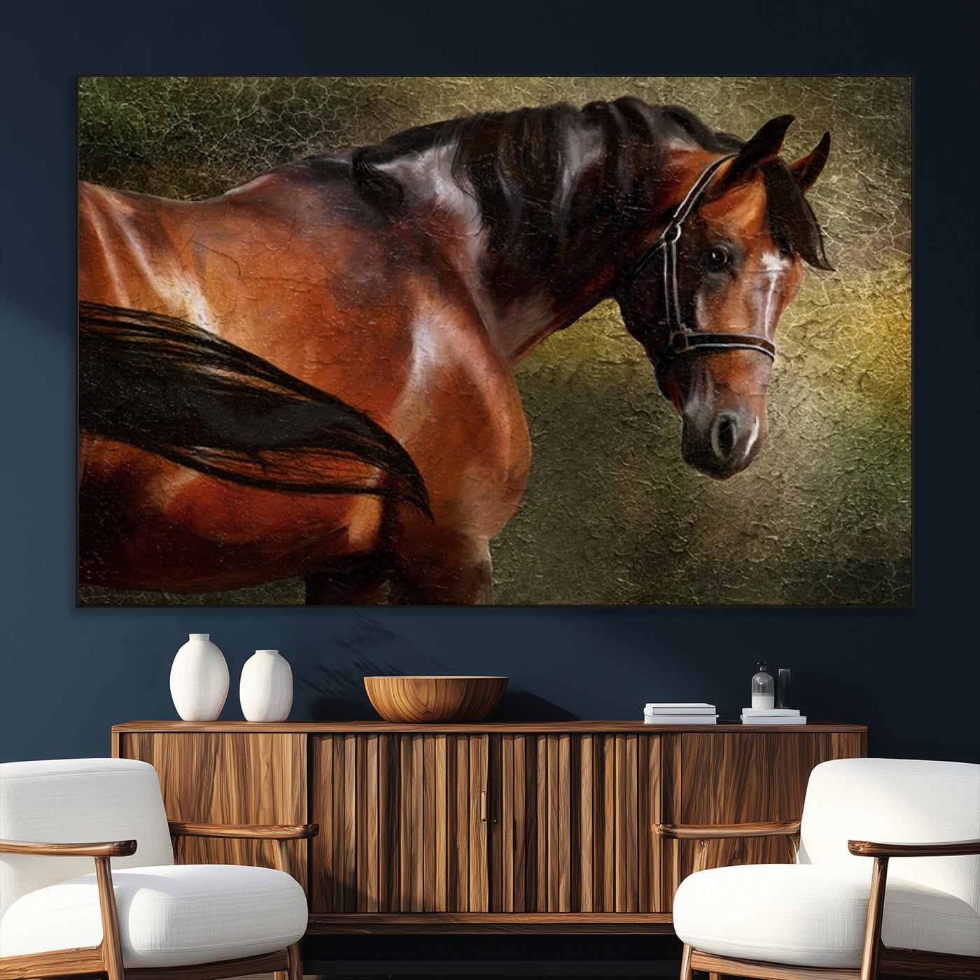 SEG-FC-51X34_Oversize - Wild Horses Wall Art Canvas Print