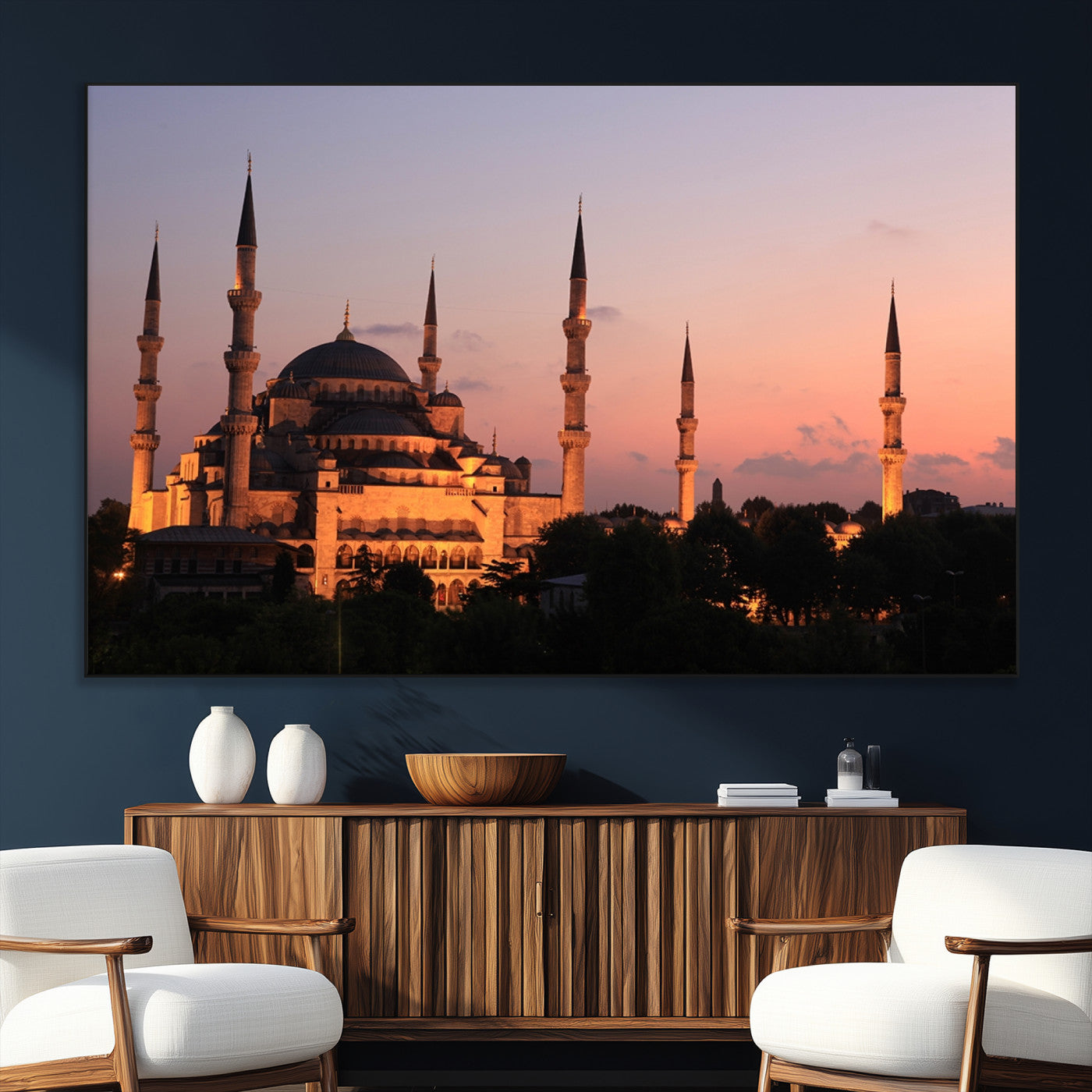 SEG-FC-51X34_Oversize - Wall Art Turkey Istanbul Skyline Canvas Print