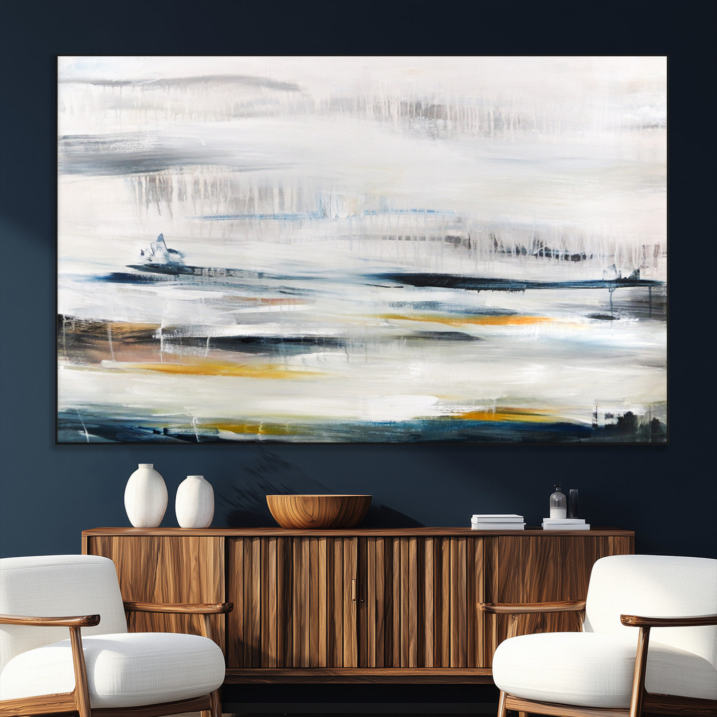 SEG-FC-51X34_Oversize - Soft Color Abstract Canvas Print