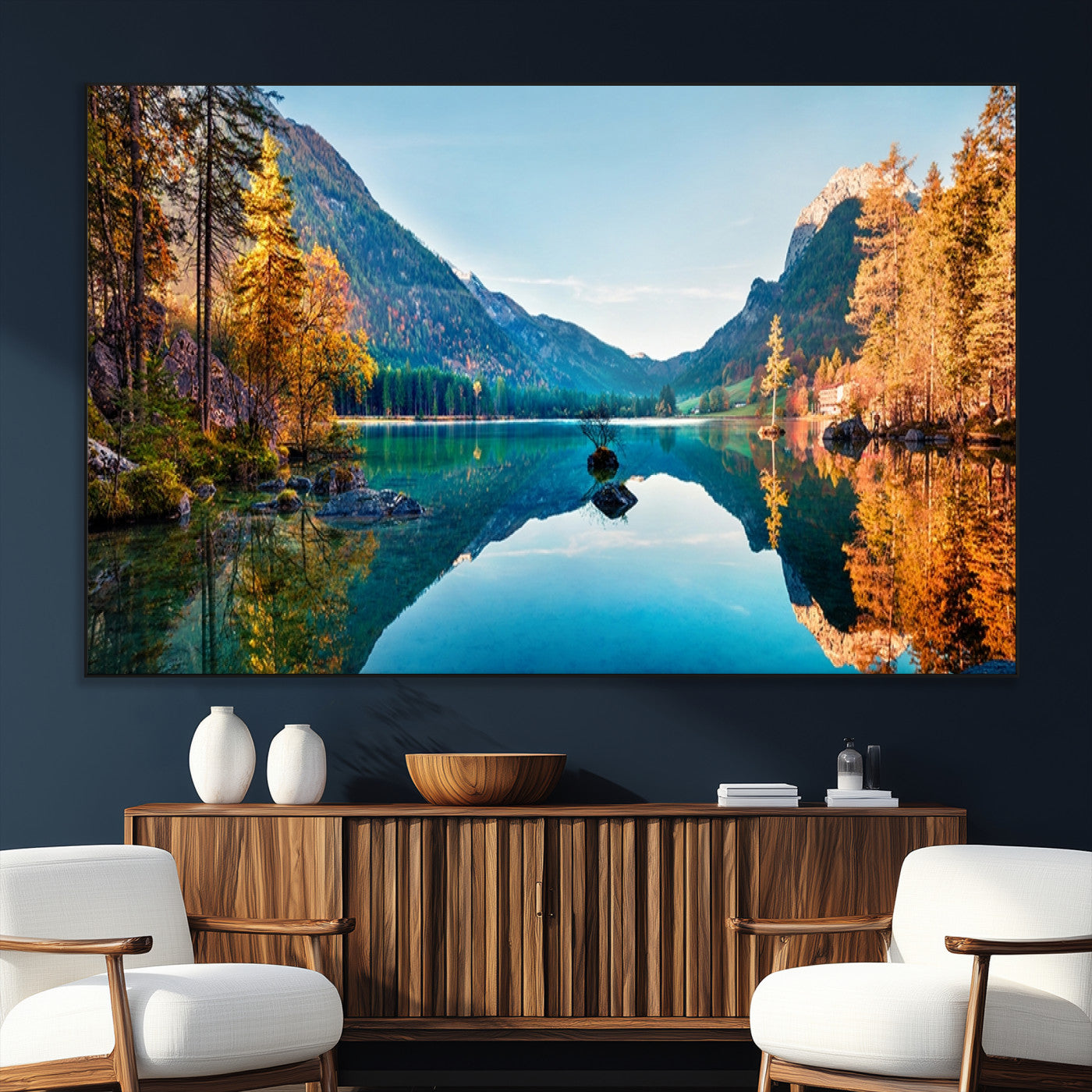 -Fantastic Autumn Panorama Wall Art Canvas Print