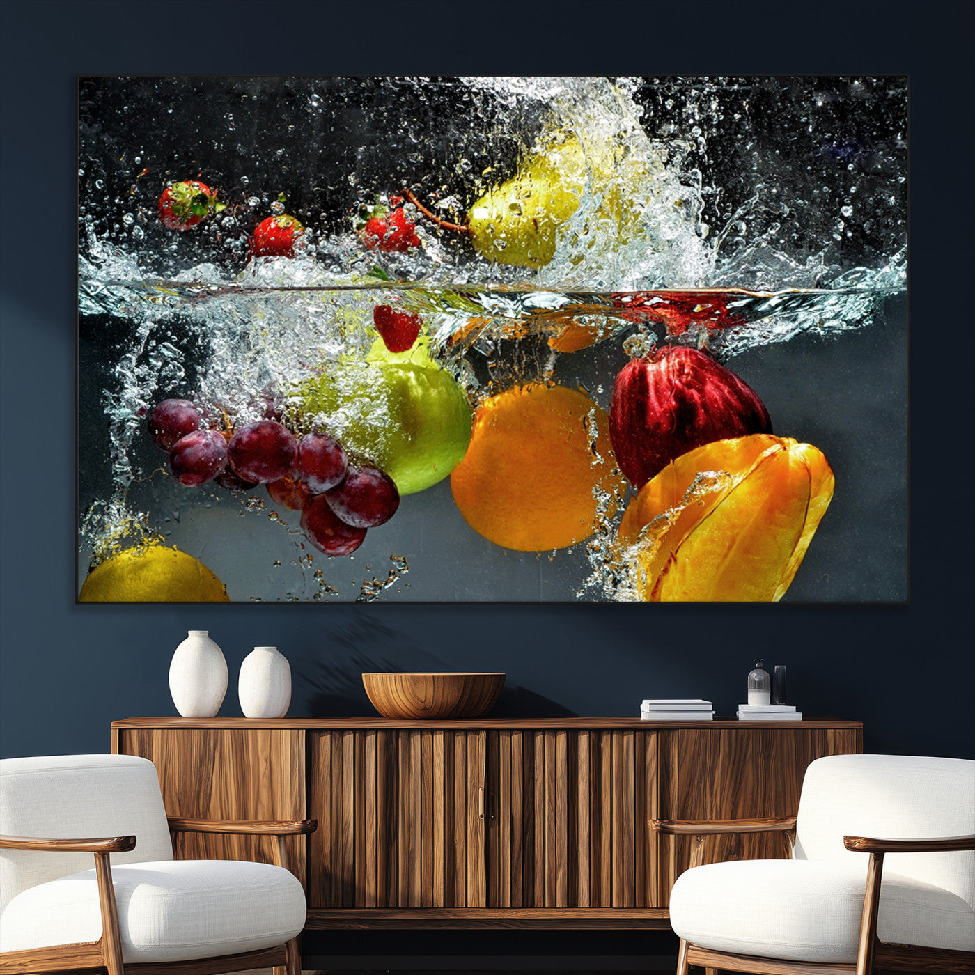 SEG-FC-51X34_Oversize - Kithen Vegetables World Wall Art Canvas Print