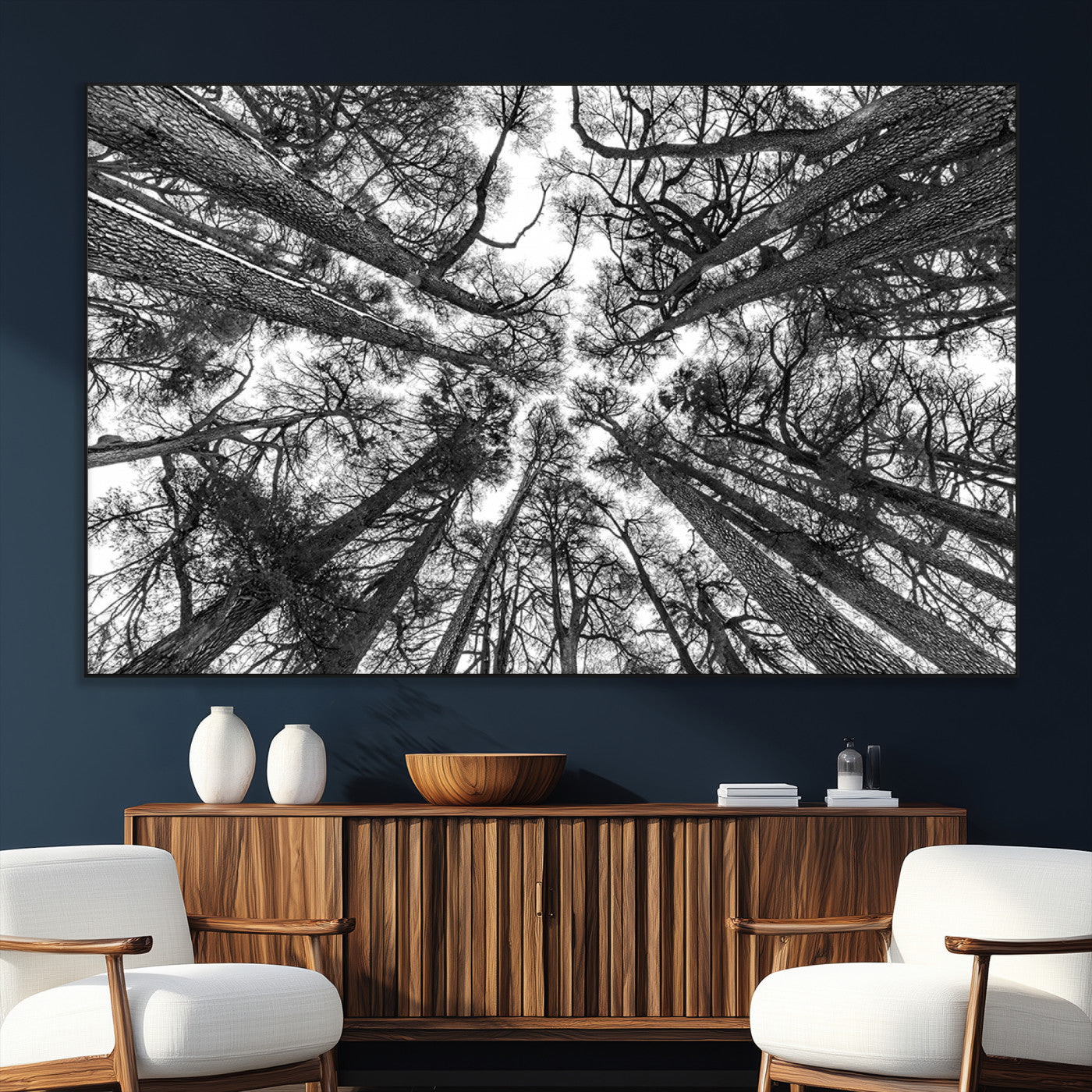 33934-SEG-FC-51X34_Oversize_Oversize-Trees Contemporary Art Canvas Print