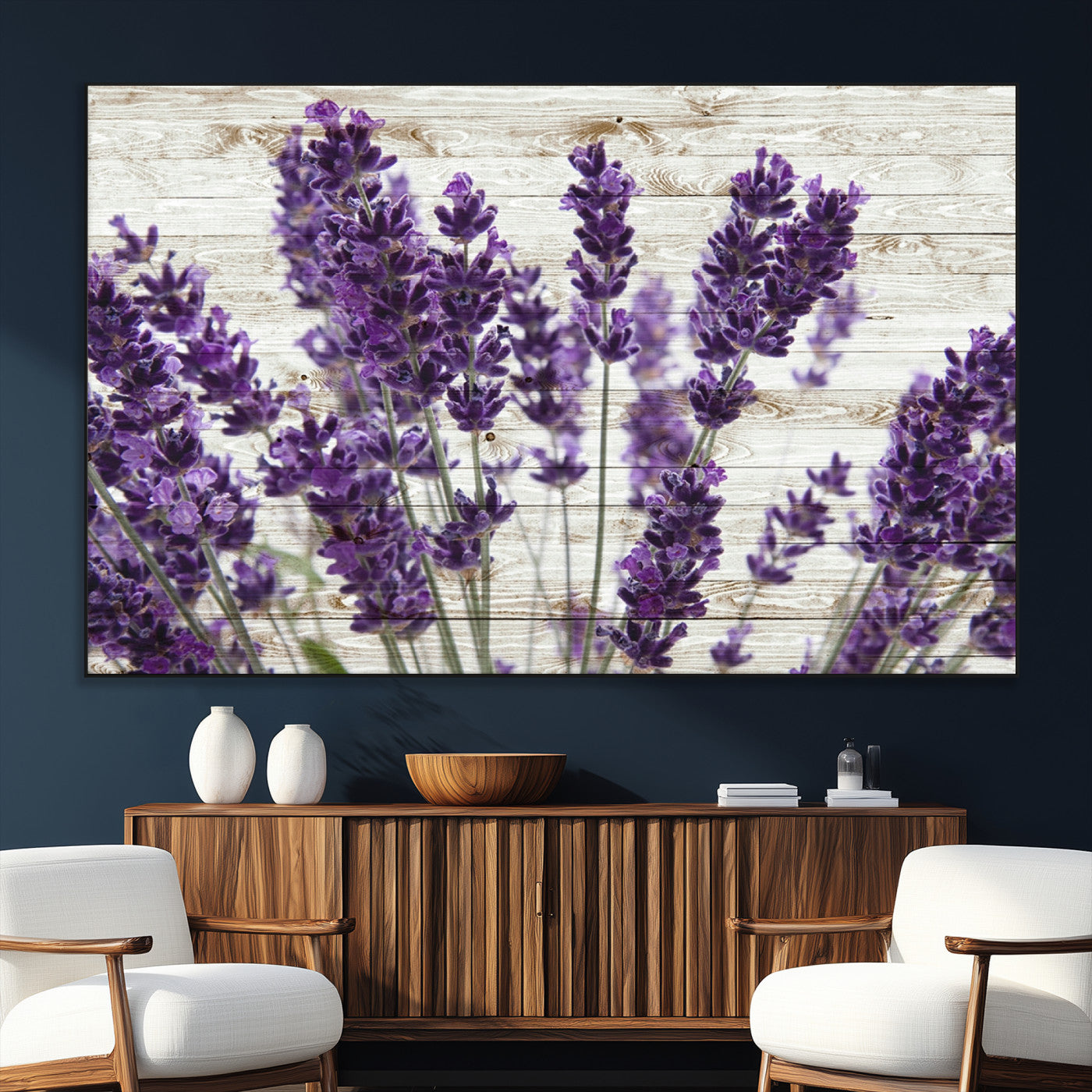 SEG-FC-51X34_Oversize - Lavender Herb Wall Art Canvas Print