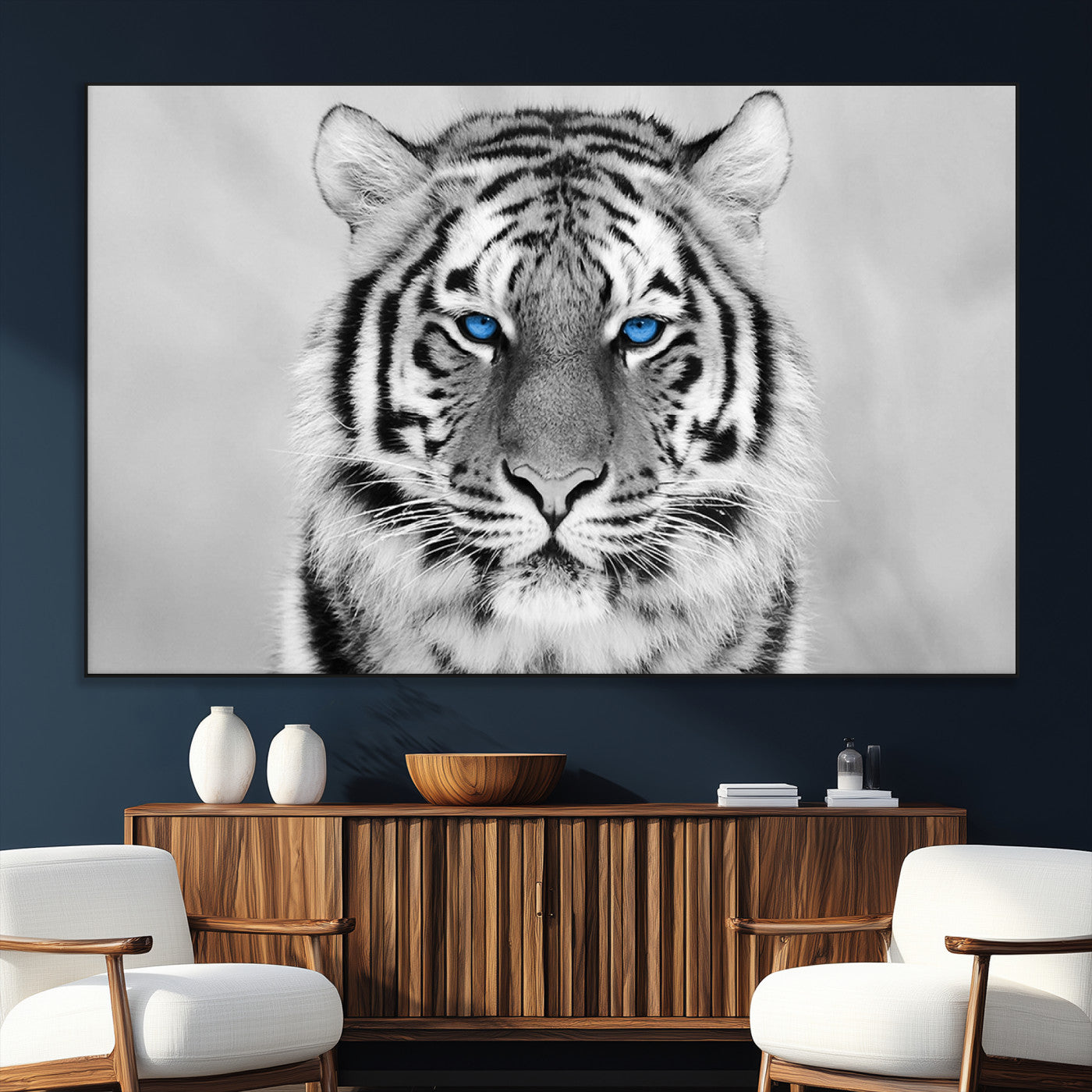 SEG-FC-51X34_Oversize - Tiger Canvas Artwork Wall Art Print