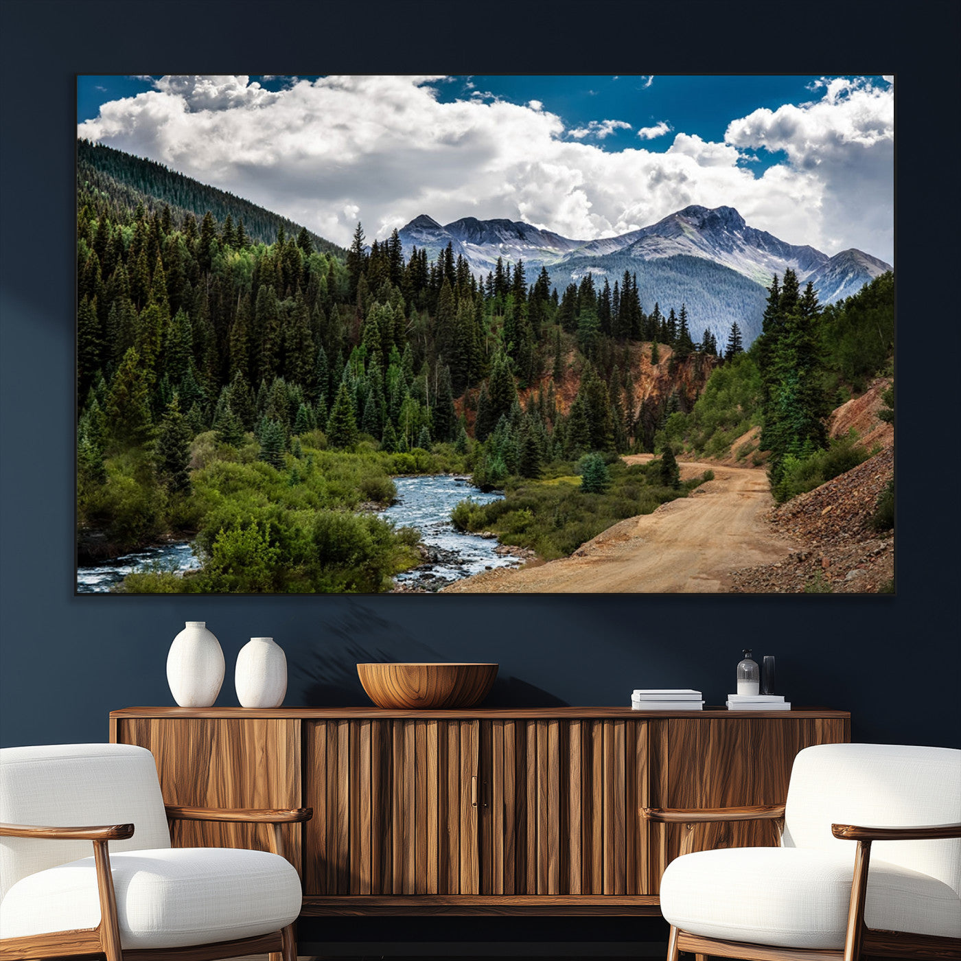 SEG-FC-51X34_Oversize - San Juan Nal Forest Wall Art Landscape Canvas Print