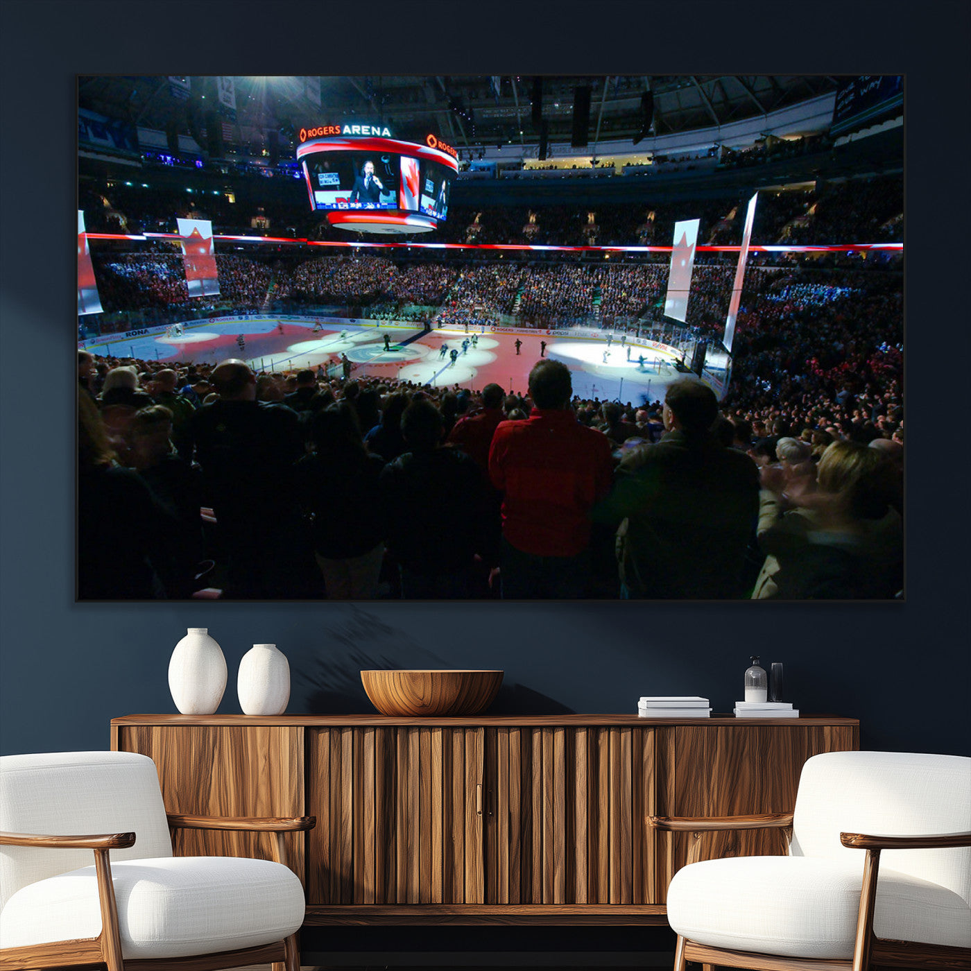 SEG-FC-51X34_Oversize - Rogers Arena Vancouver Canucks Ice Hockey Stadium Wall Art, Vancouver Canucks Ice Hockey Print