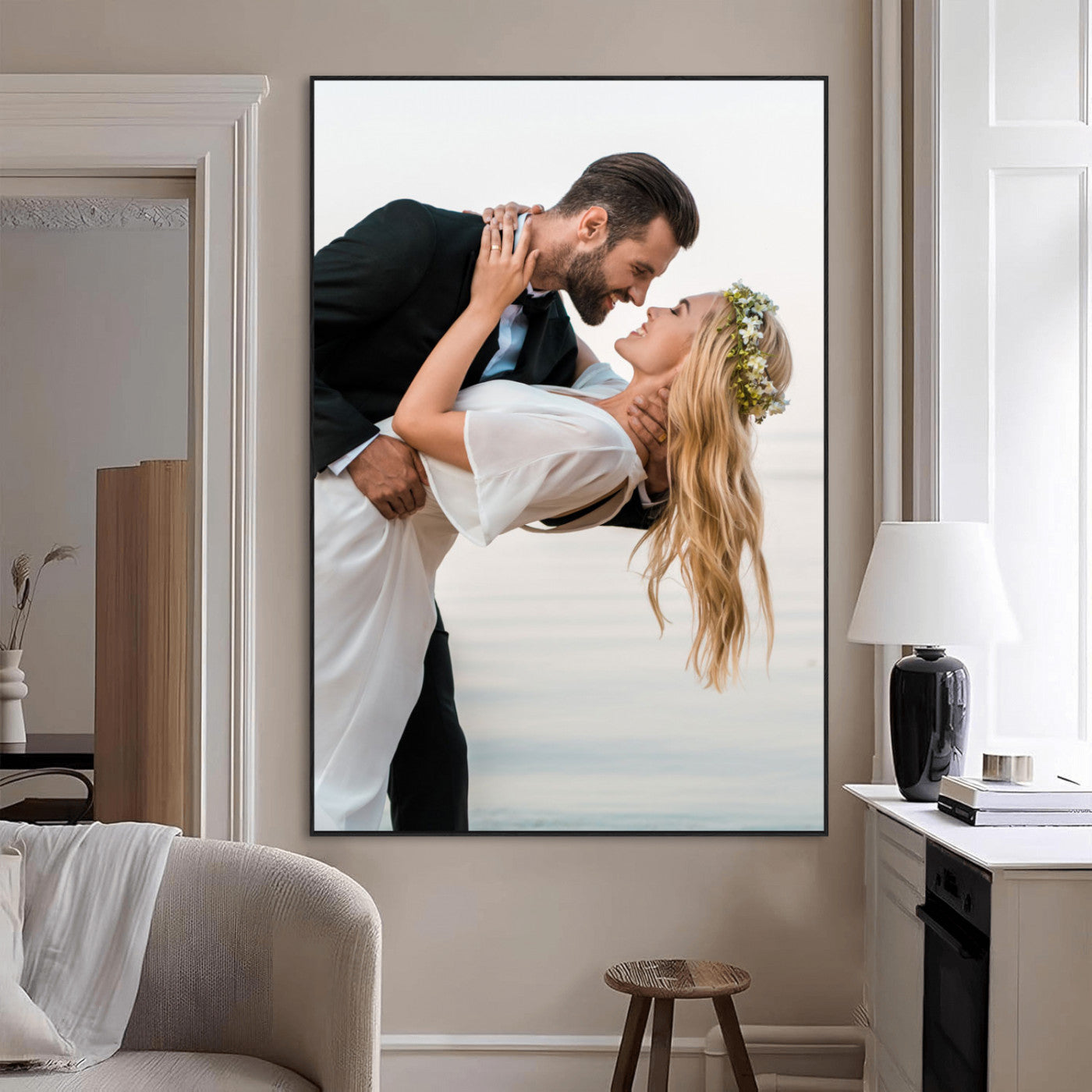 SEG-FC-51X34_Oversize - Framed Wall Art Custom Canvas Print, Customized Canvas Print, Customized Wall Art