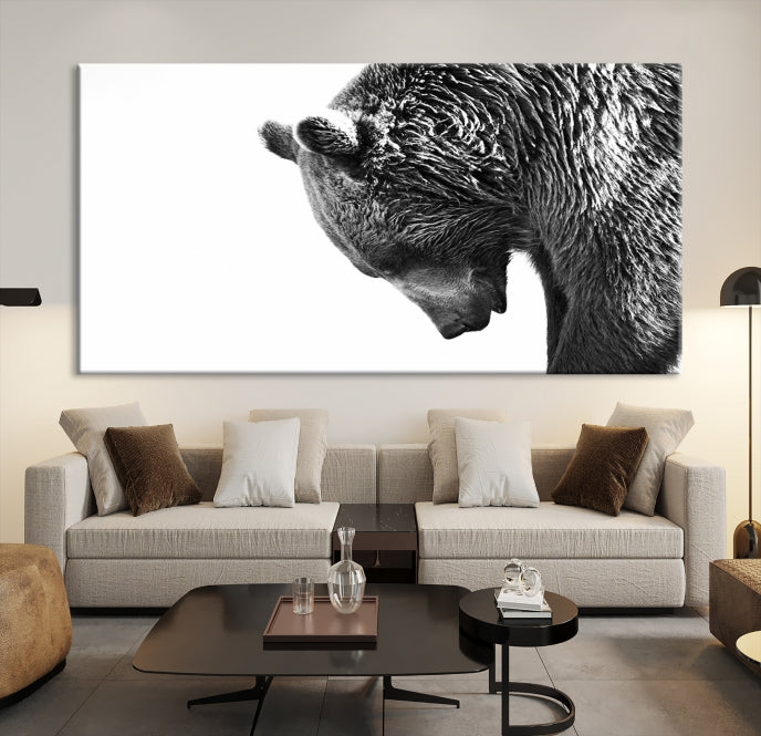 Wall Art Wild Bears Canvas Print