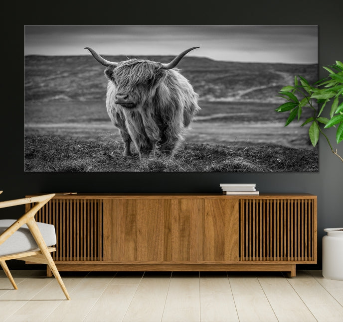 Art mural de vache Impression sur toile