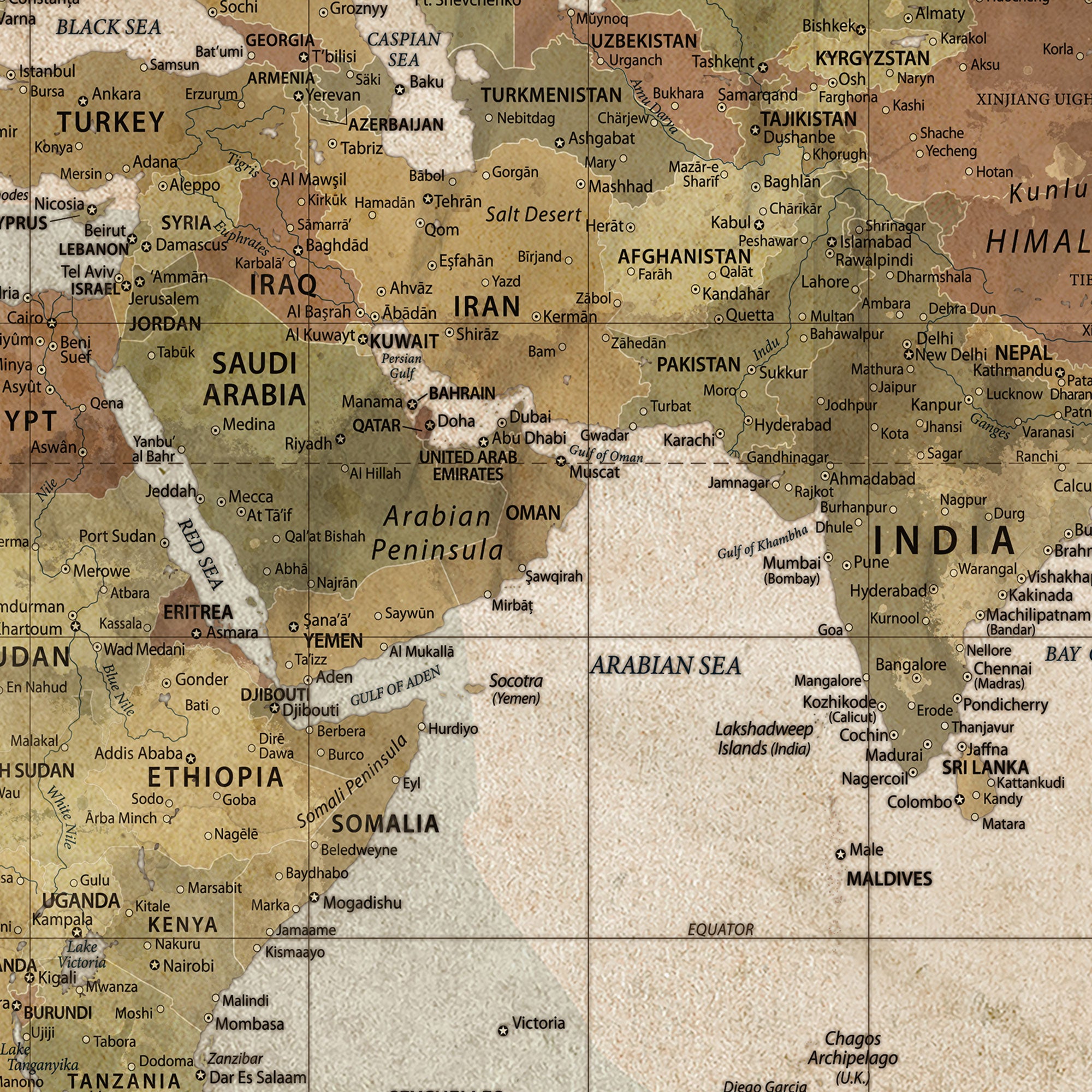 98110883-MGV-CV-36X24-Personalized Push Pin World Map Canvas Print – Custom Adventure Travel Map Framed Wall Art Gift for home, office