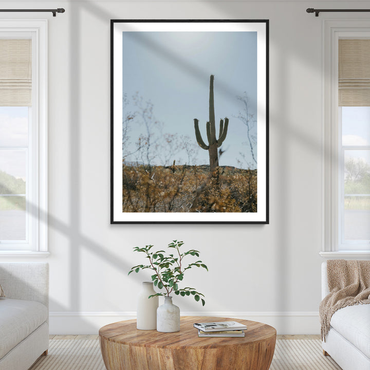 Saguaro Cactus Wall Art Canvas Print