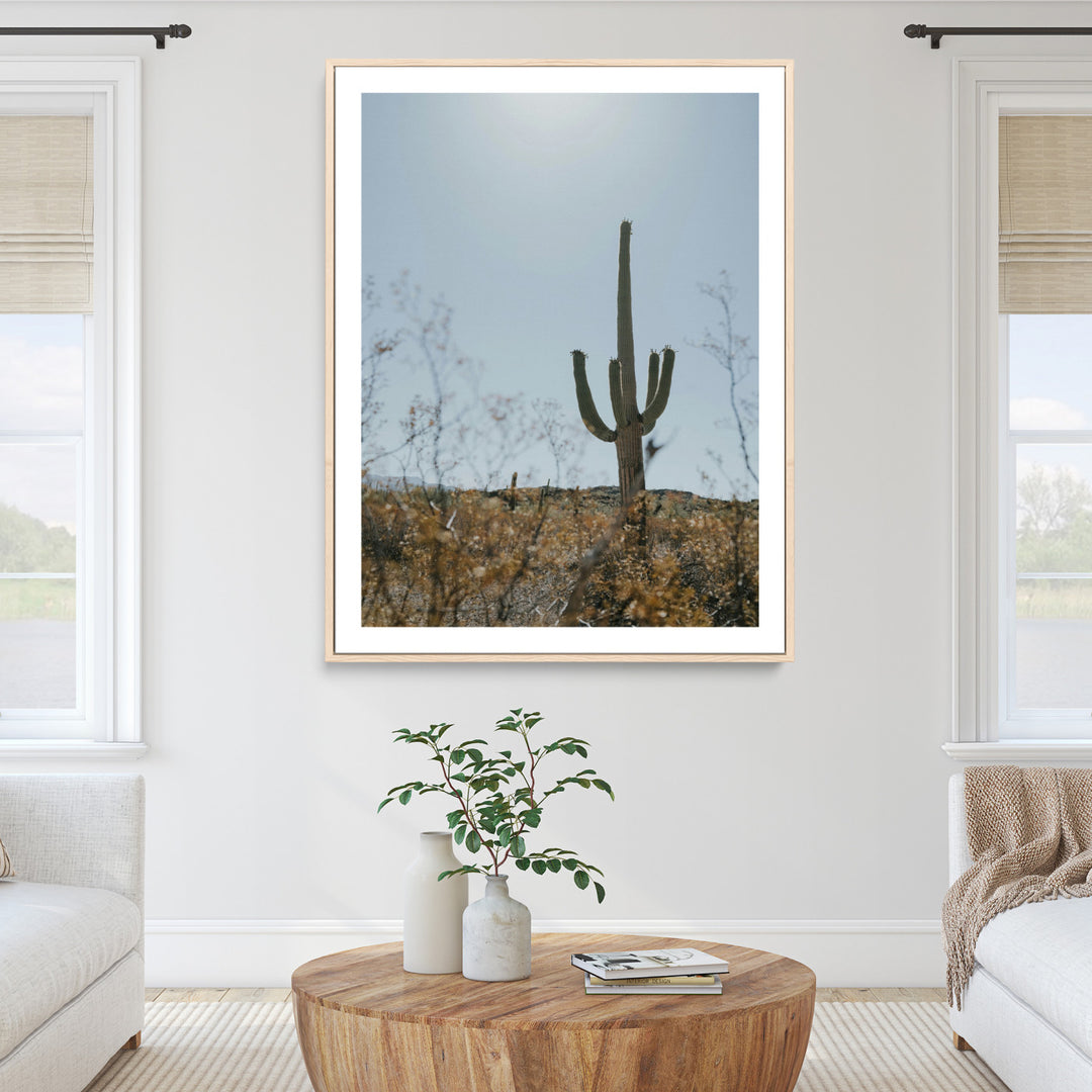 Saguaro Cactus Wall Art Canvas Print