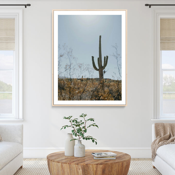 Saguaro Cactus Wall Art Canvas Print