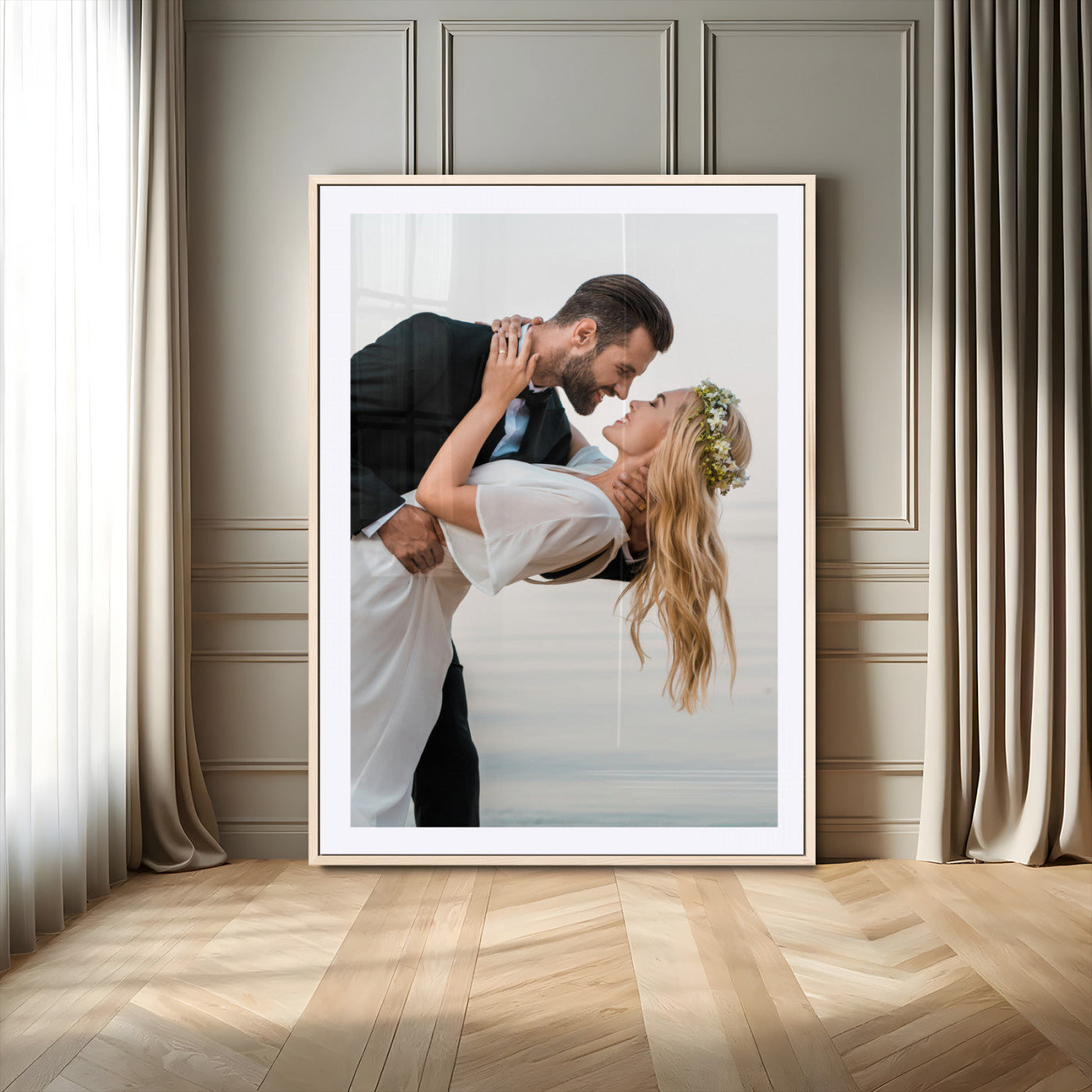 CSTM6030-MGV-CV-24X36 - Framed Wall Art Custom Canvas Print, Customized Canvas Print, Customized Wall Art