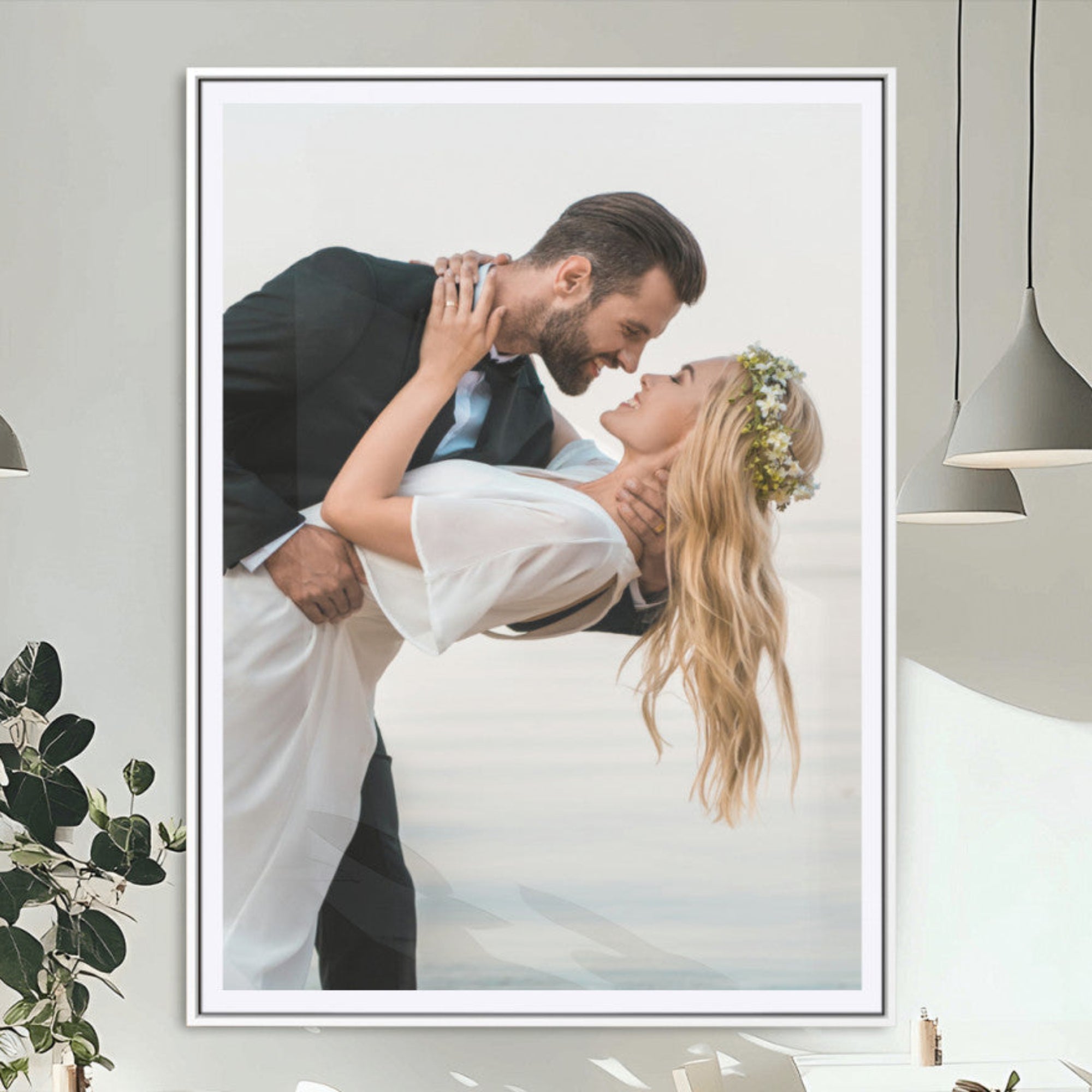 CSTM6030-MGV-CV-24X36-Create Your Own Photo Canvas Print – Personalized Wall Art Custom Image Artwork for Home, Office, Living Room