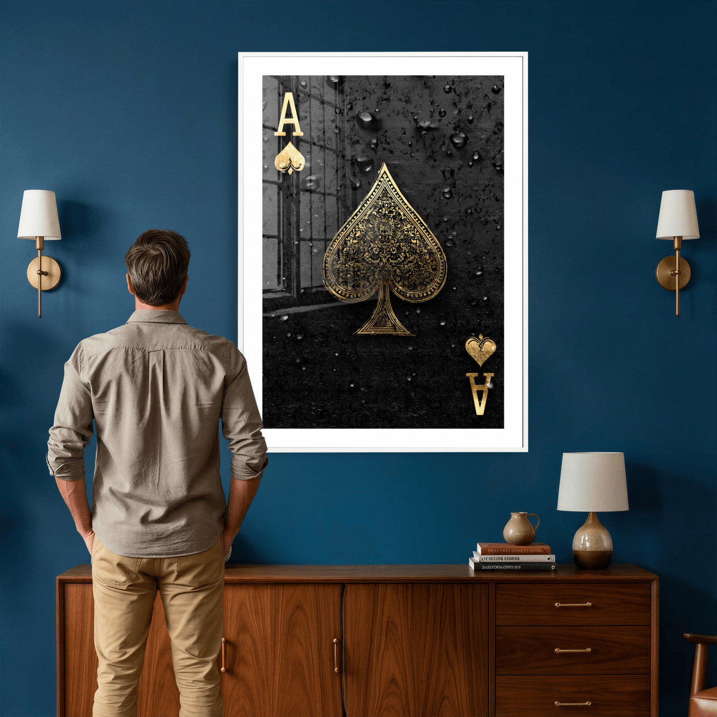 85998187-MGV-CV-24X36 - Game Card Wall Art Canvas Print