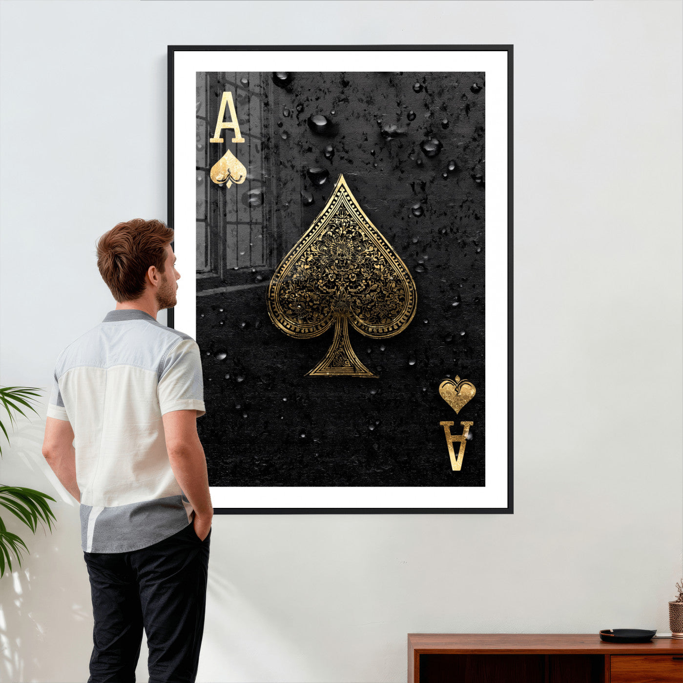 85998187-MGV-CV-24X36 - Game Card Wall Art Canvas Print