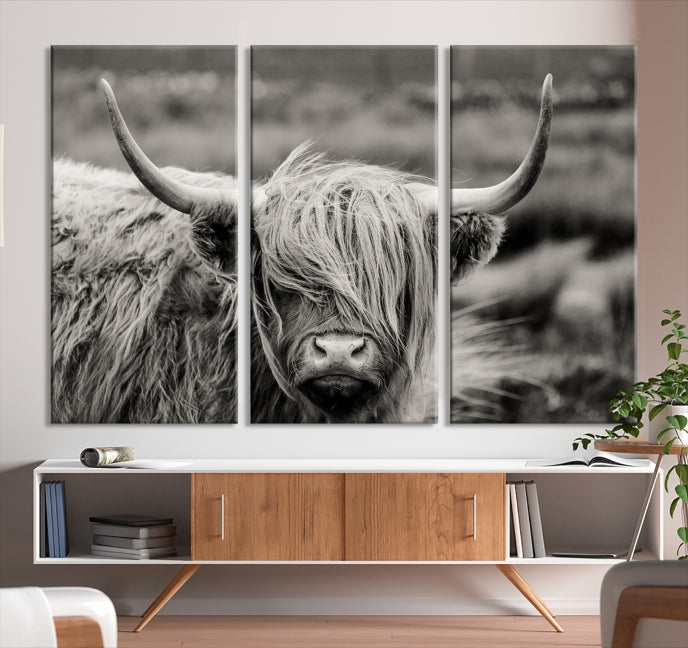 Vache Focus Art Wall Art Impression sur toile