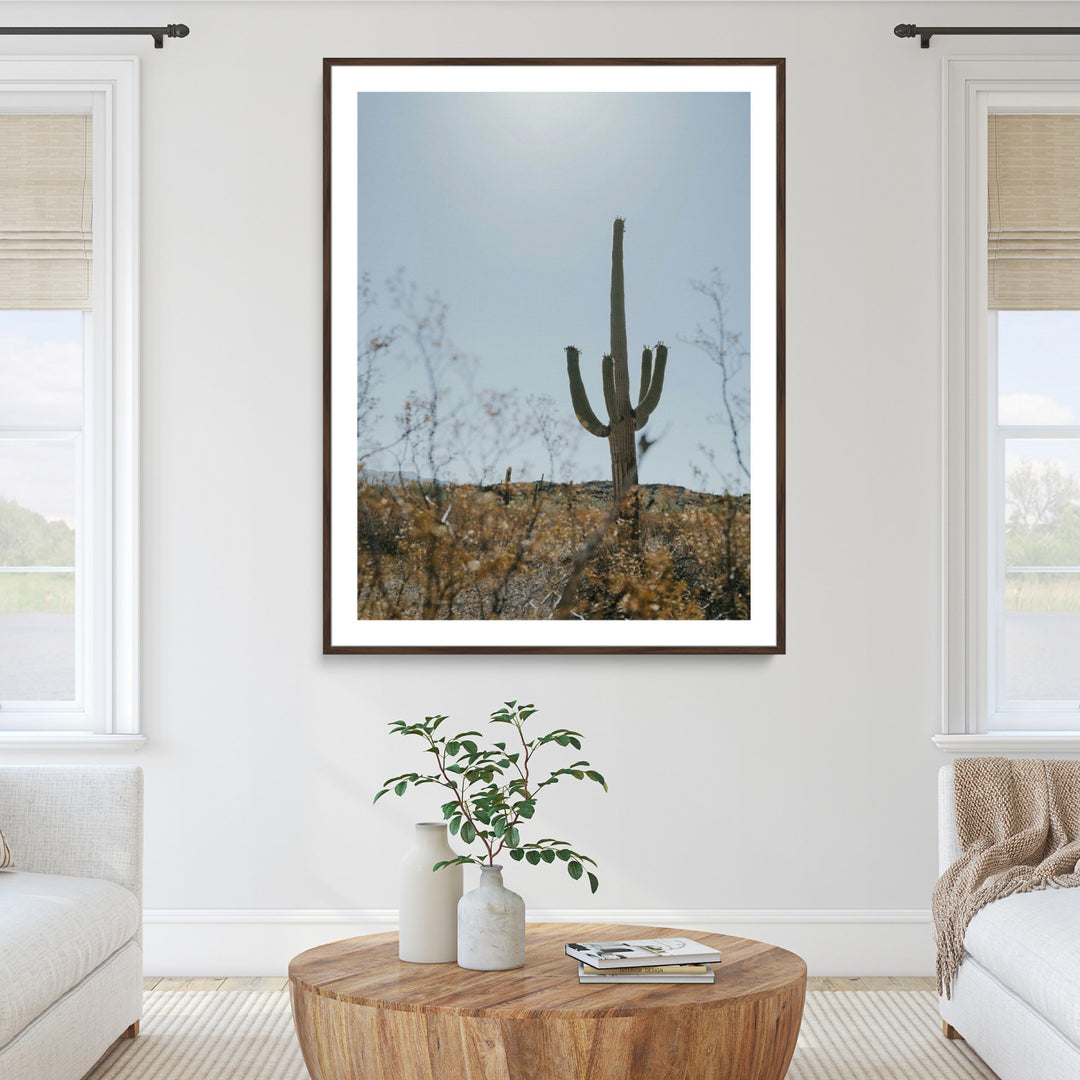 Saguaro Cactus Wall Art Canvas Print