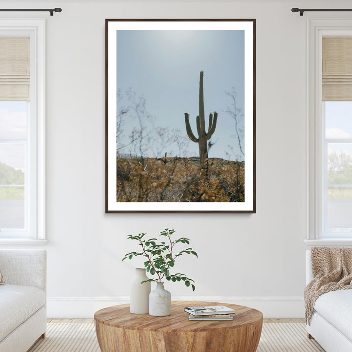 Saguaro Cactus Wall Art Canvas Print