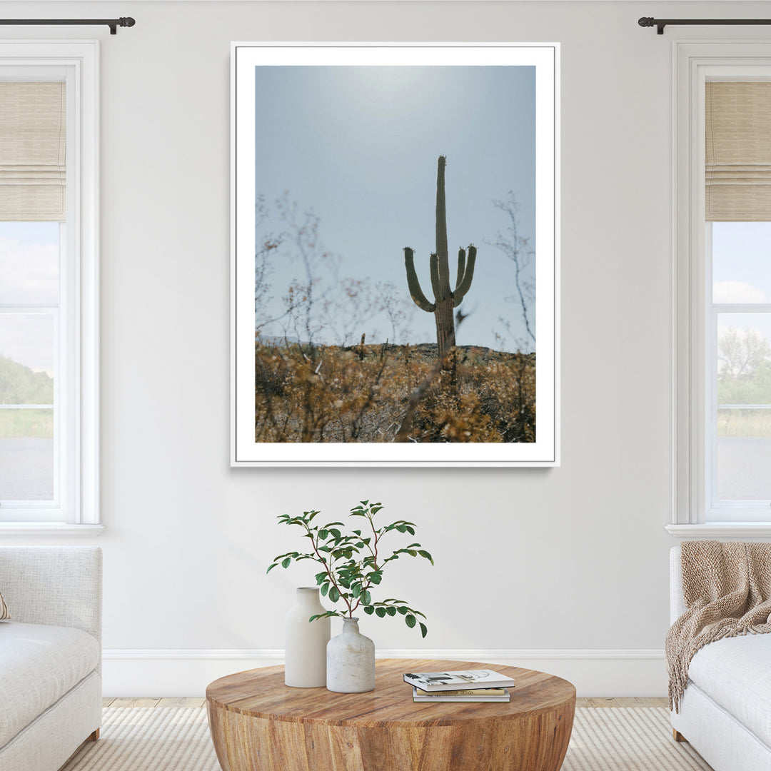 Saguaro Cactus Wall Art Canvas Print