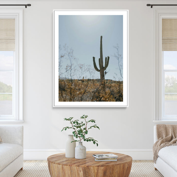 Saguaro Cactus Wall Art Canvas Print