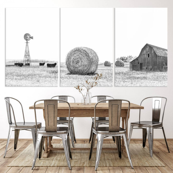 Farmhouse Wall Art Decor Canvas Print