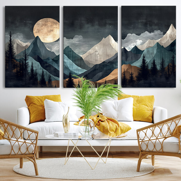 Framed Wall Art Canvas Print