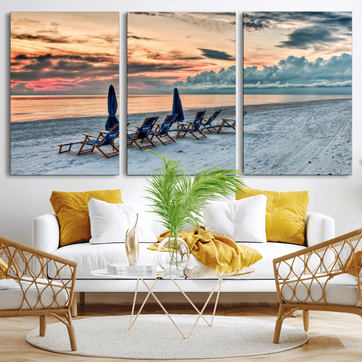 17237006-MGV-CV-36X24 - Serene Gulf Solitude Wall Art Canvas Print